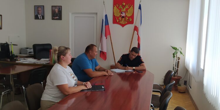 Посещение ИВС г. Саки