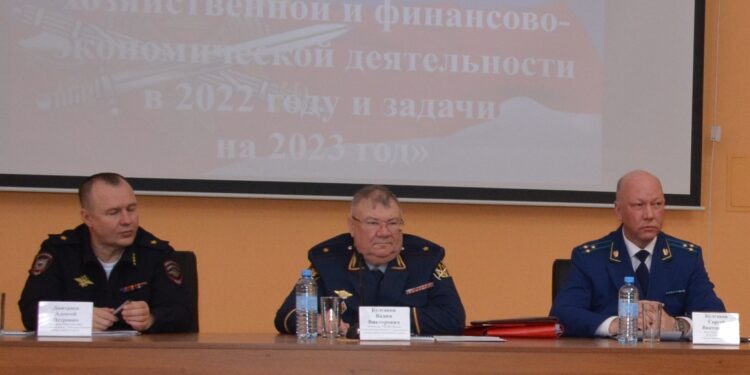 Председатель ОНК Крыма Андрей Козарь принял участие в заседании коллегии УФСИН России по Республике Крым и г. Севастополю «Об итогах оперативно-служебной, производственно-хозяйственной и финансово- экономической деятельности УФСИН России по Республике Крым и г. Севастополю за 2022 год»