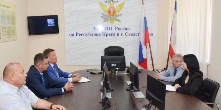 Председатель ОНК Крыма принял участие в рабочей встрече председателя Комиссии ОП РФ по безопасности и взаимодействию с ОНК с руководством регионального УФСИН